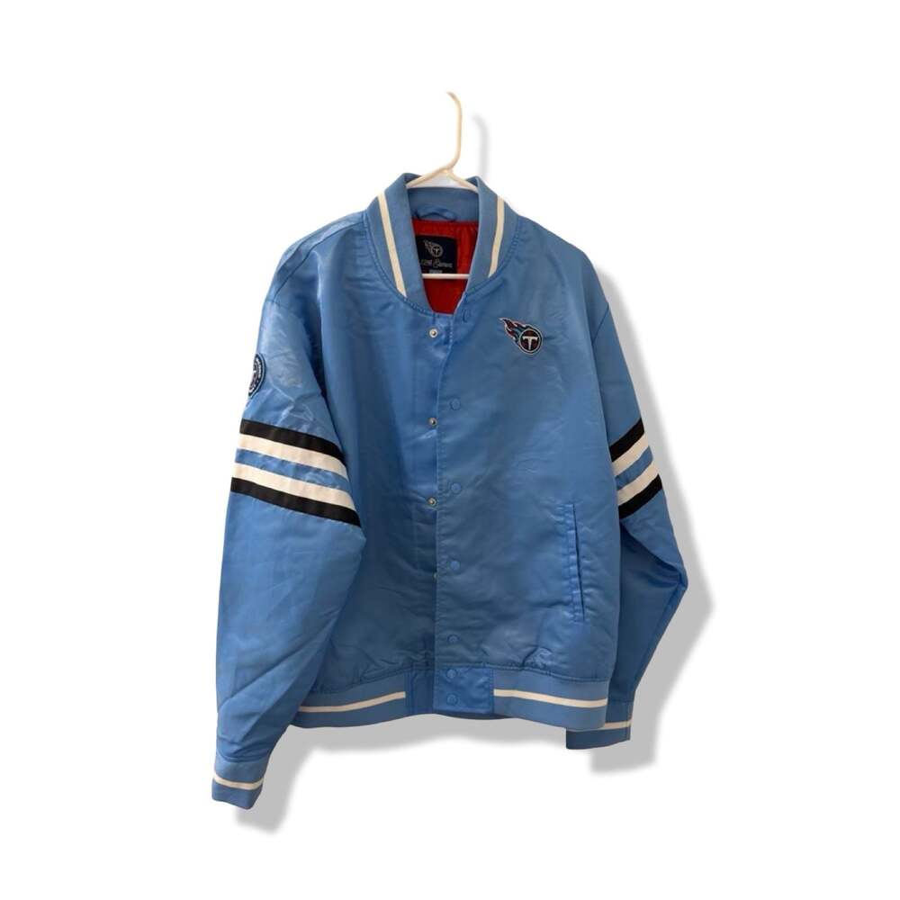 22nd Element Tennessee Titans Limited Edition Satin Varsity Jacket